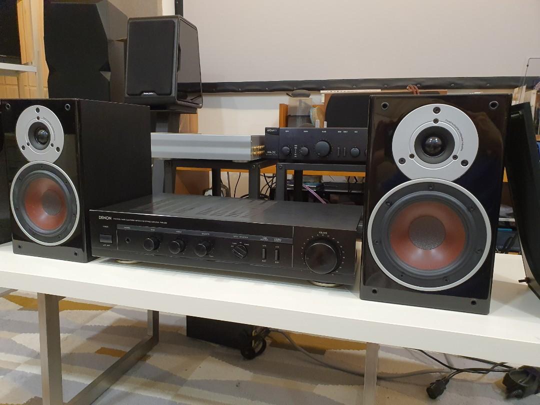 DENON PMA 260 amplifier and Dali Zensor 1 hifi bookshelf speakers