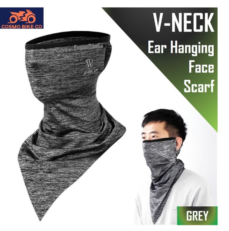 Face scarf with ear loops on sale