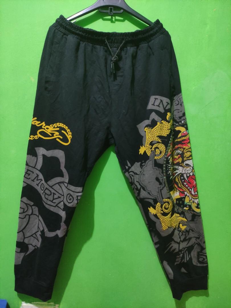 Ed Hardy Jogger Pants Men s Fashion Bottoms Joggers on Carousell