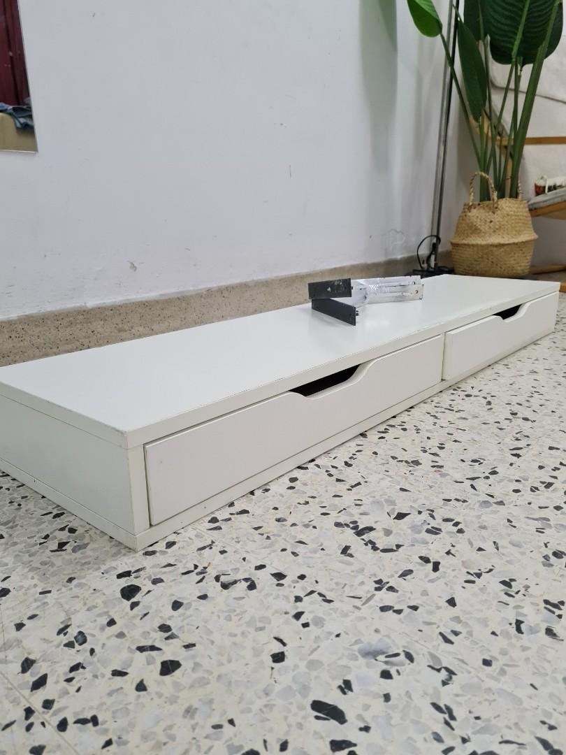 EKBY ALEX / RAMSHULT Wall table/shelf with bracket, Furniture & Home