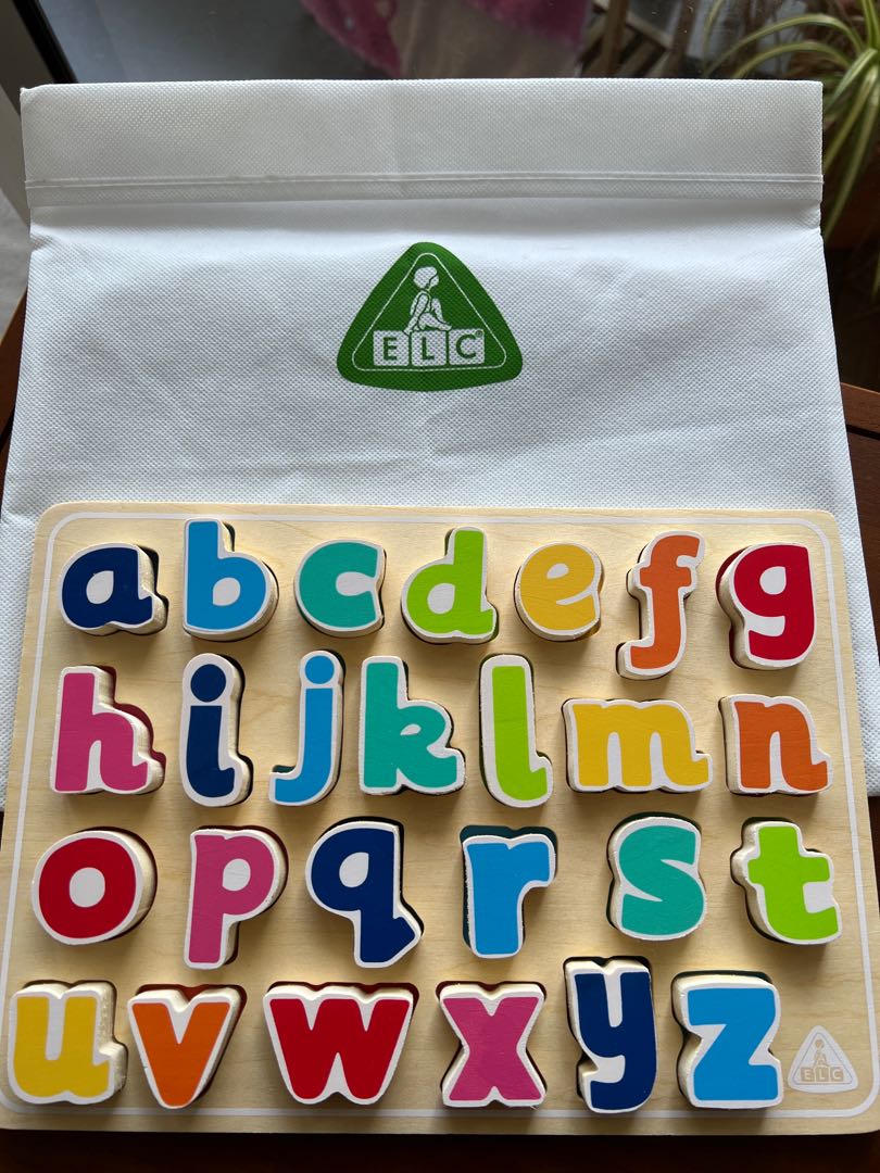 ELC lower case alphabet puzzle Hobbies Toys Toys Games on