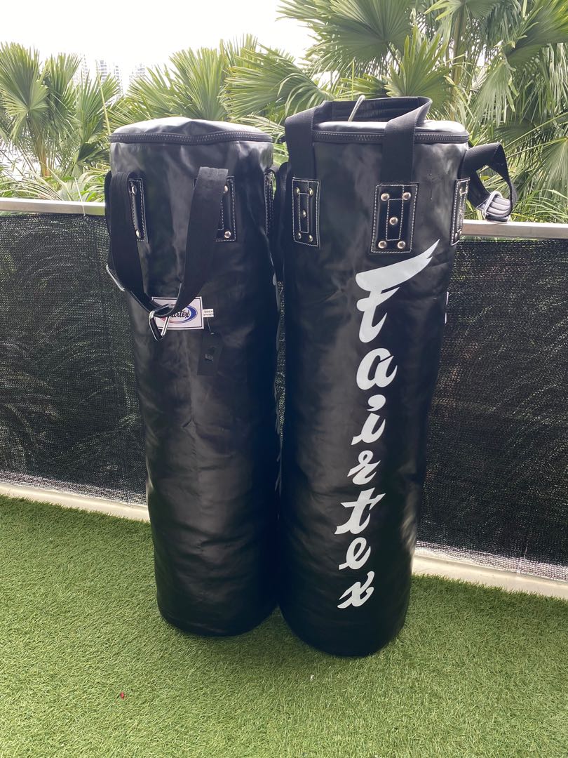 Fairtex Punching Bag Fairtex 4 foot Syntek Heavy Bag (HB5) filled new punch bag muay thai boxing