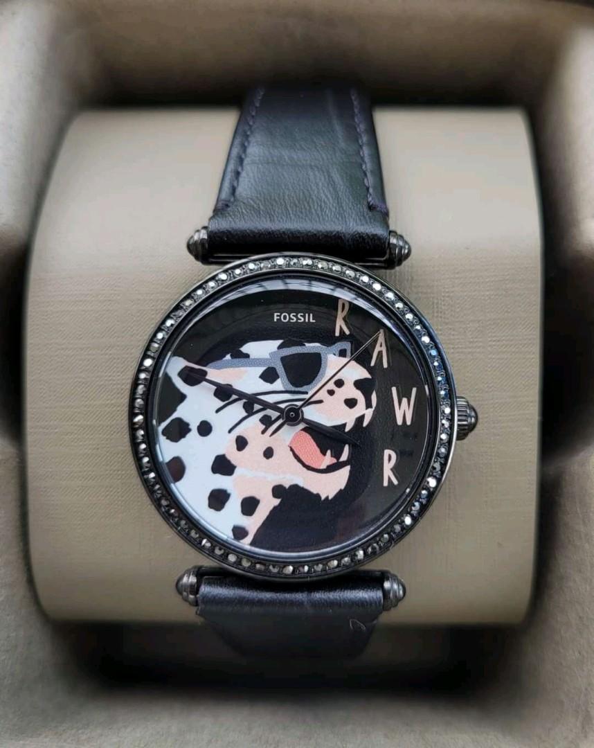 Fossil Rawr Leather free shipping Women s Fashion Watches Accessories Watches on Carousell