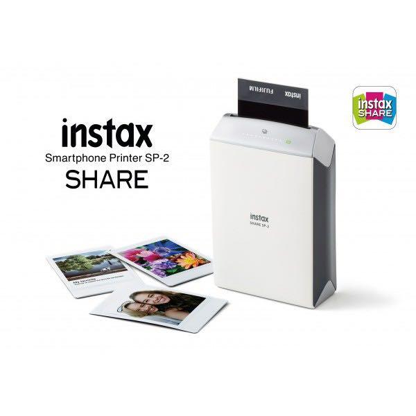 Fujifilm Instax Share SP-2 (Smartphone Printer), Photography, Cameras on  Carousell