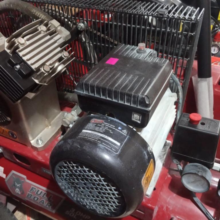 FULL BOAR COMPRESSOR 3HP 50L BELT DRIVEN, Commercial & Industrial, Construction Tools