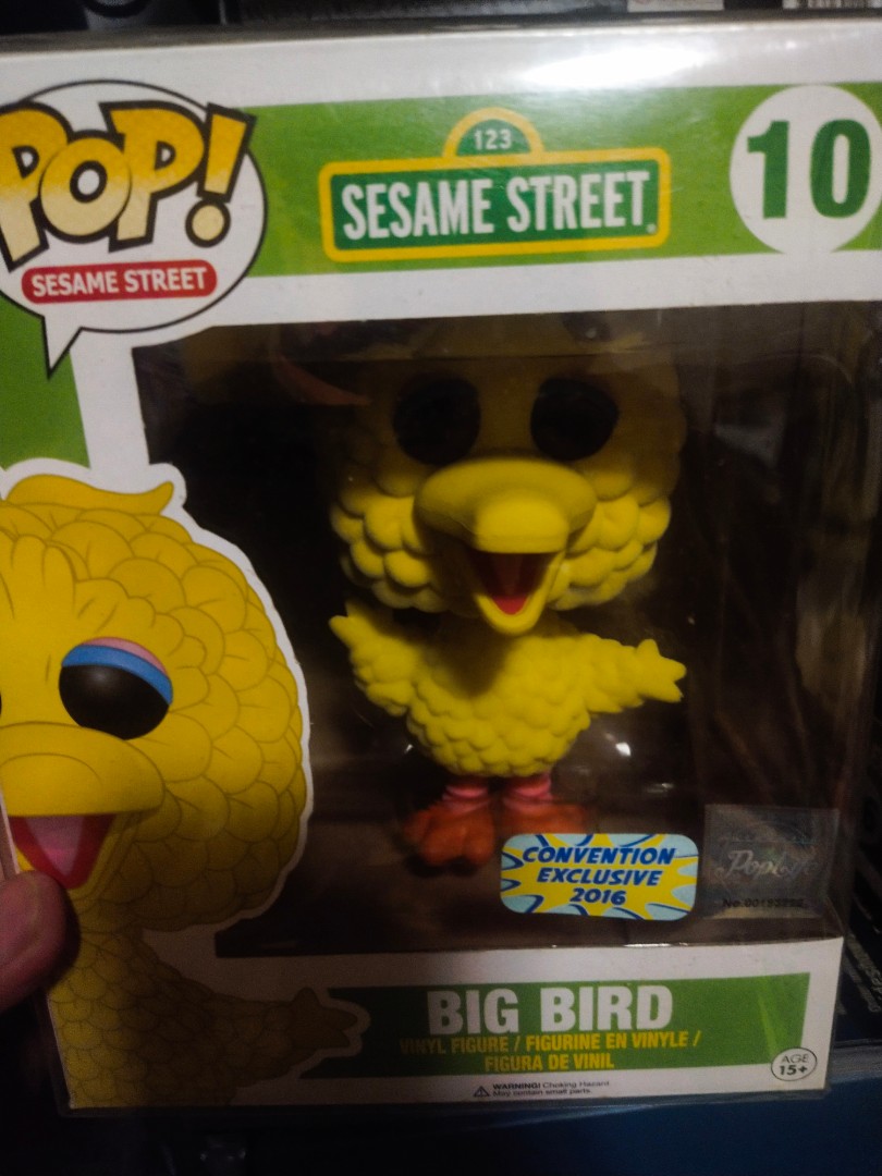 Funko Sesame Street Big Bird Flocked, Hobbies & Toys, Toys & Games on