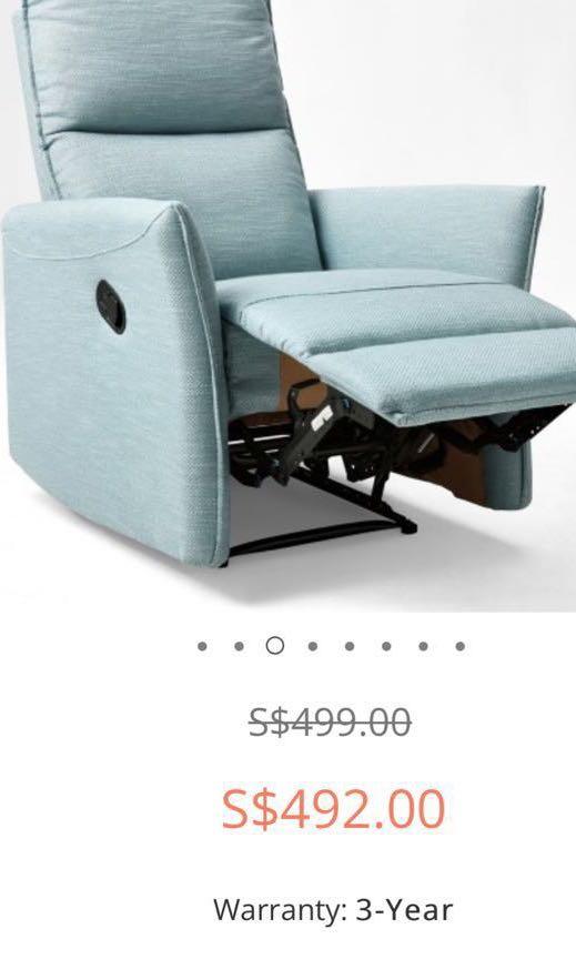 Gibson Recliner (FortyTwo), Furniture & Home Living, Furniture, Chairs