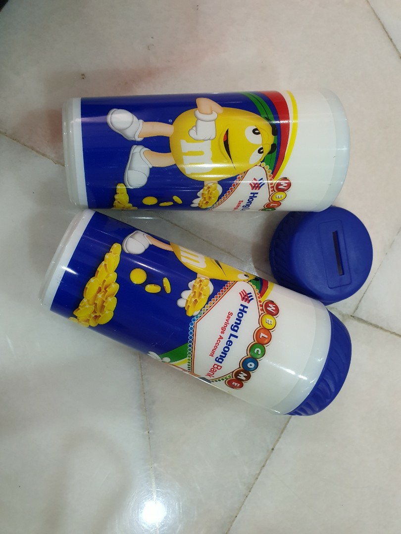 Hong Leong Bank M&M 2011 design coin box, Hobbies & Toys, Stationery