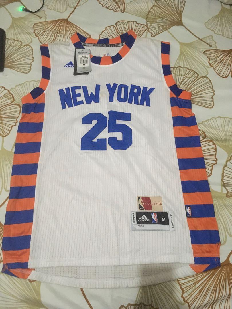 HWC Nights Derrick Rose NYK NBA Jersey Rare, Hobbies u0026 Toys, Memorabilia u0026  Collectibles, Fan Merchandise on Carousell
