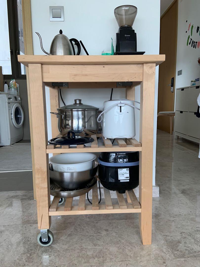 IKEA bekvam kitchen trolley, Furniture & Home Living, Furniture