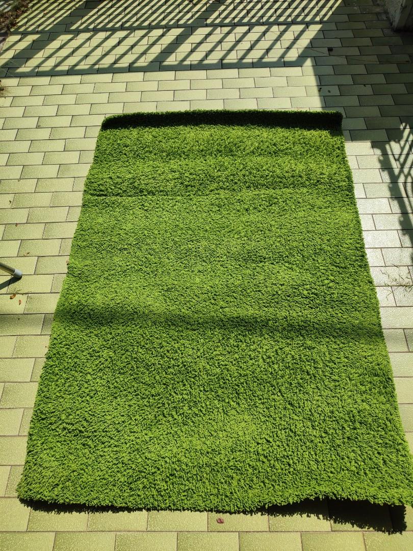 Ikea green grass carpet, Furniture & Home Living, Home Decor, Carpets