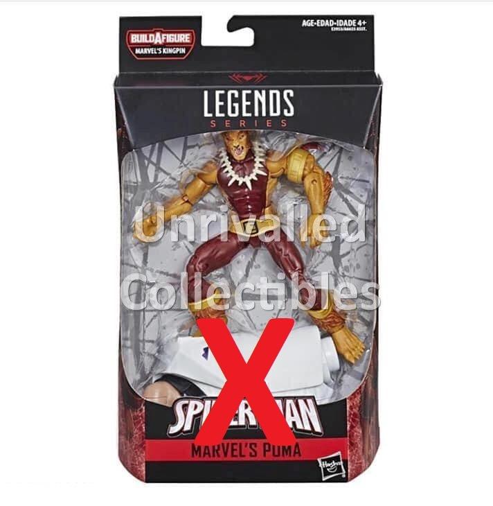 In Hand Hasbro Marvel Legends Spider Man Series BAF Kingpin Wave