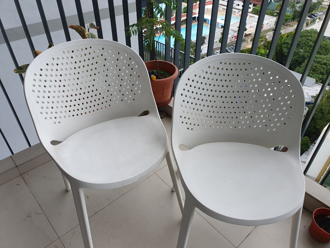Indoor/outdoor plastic chairs, Furniture & Home Living, Furniture