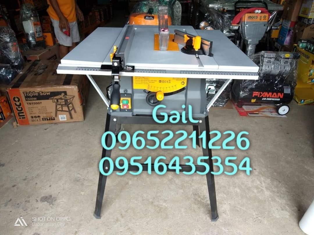 INGCO 1500W Table Saw Set TS15007, Commercial & Industrial
