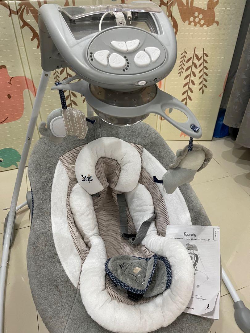 Ingenuity BS12321 Swing Dream Comfort Inlighten Cradling Swing & Rocker