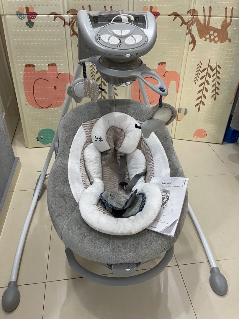 Ingenuity BS12321 Swing Dream Comfort Inlighten Cradling Swing & Rocker