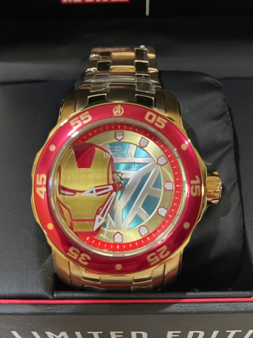 Invicta Marvel Iron Man Limited Edition watch Men s Fashion