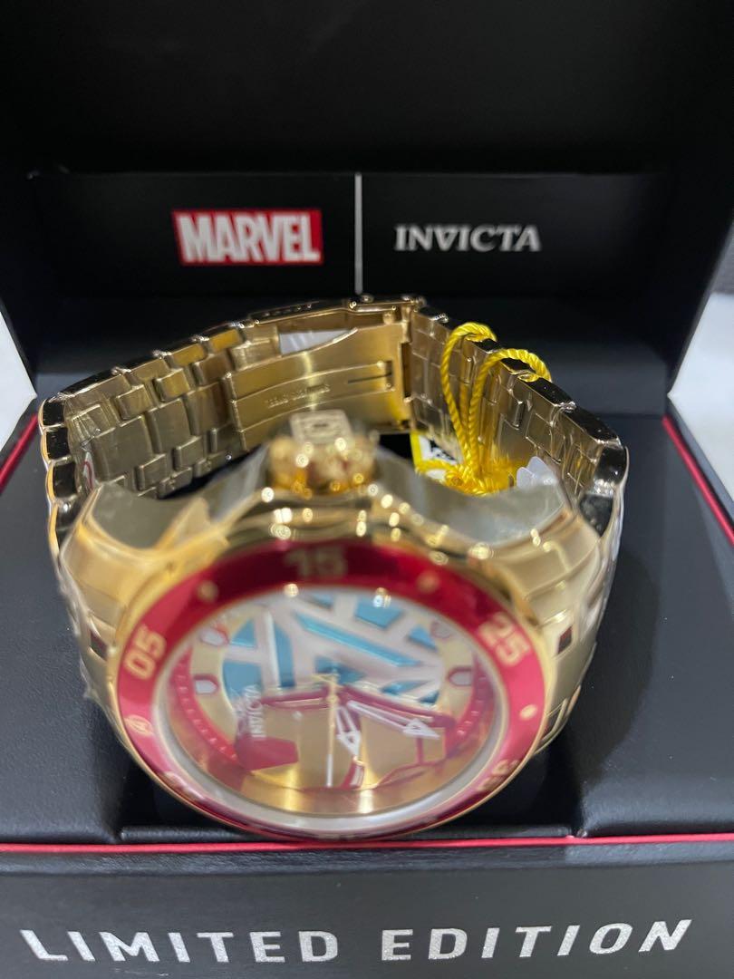 Invicta Marvel Iron Man Limited Edition watch Men s Fashion