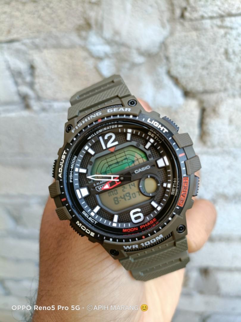 JAM CASIO ORIGINAL FISHING GEAR Men s Fashion Watches Accessories Watches on Carousell