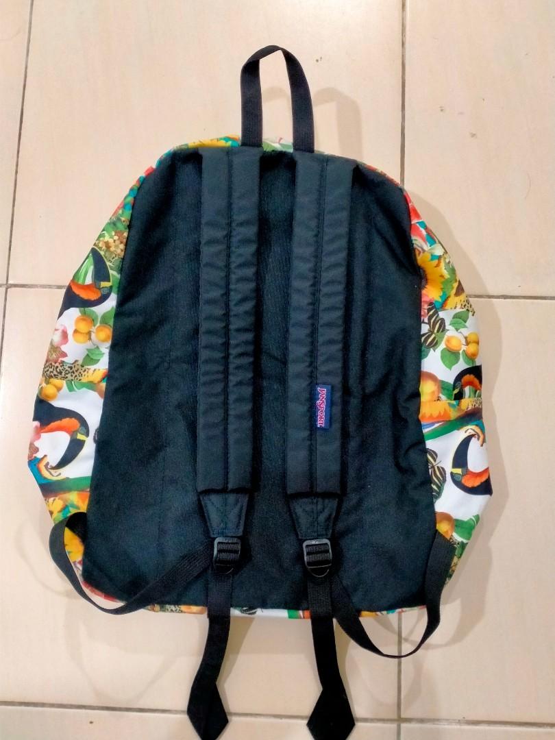 JANSPORT Superbreak Backpack Multi Jungle Jam Original Made In Cambodia