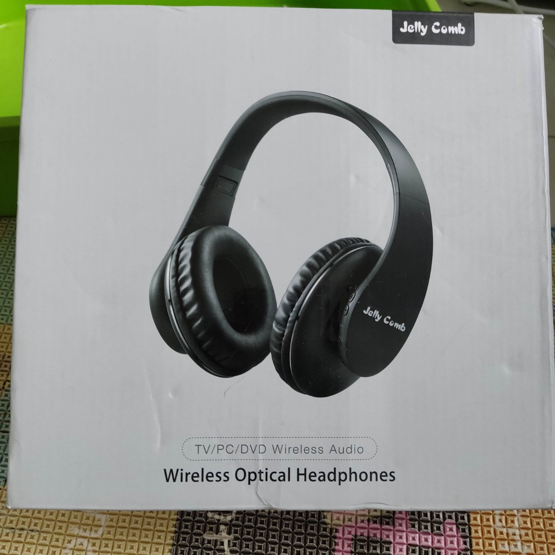 Jelly Comb Wireless Optical Headphones, Audio, Headphones & Headsets on Carousell