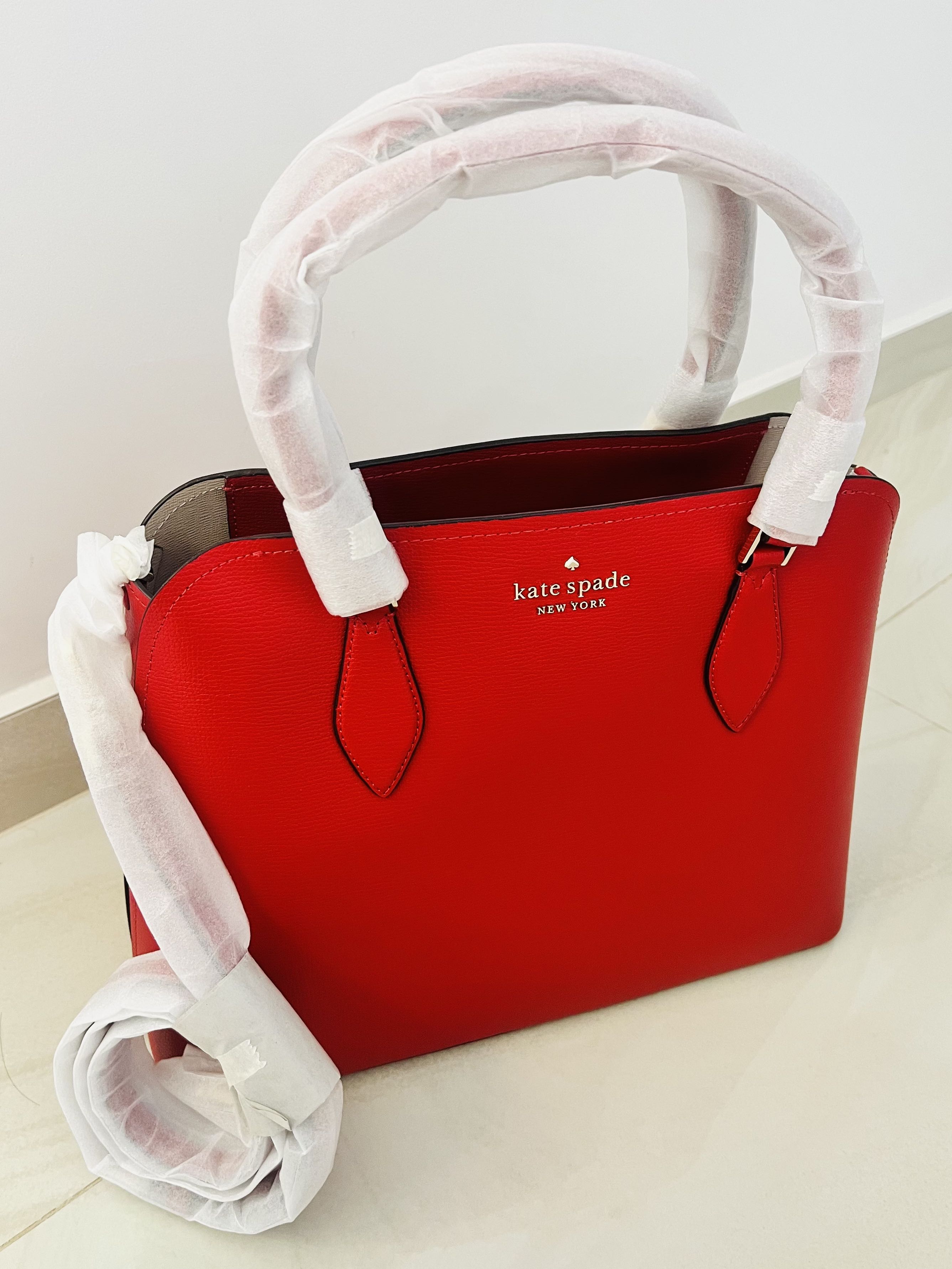 Kate Spade Bag Darcy Large Satchel, Luxury, Bags & Wallets on Carousell