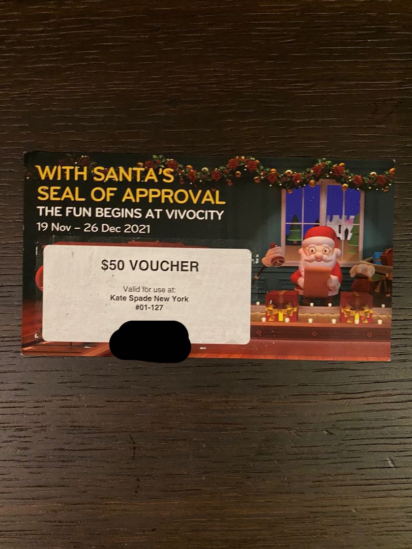 kate spade voucher