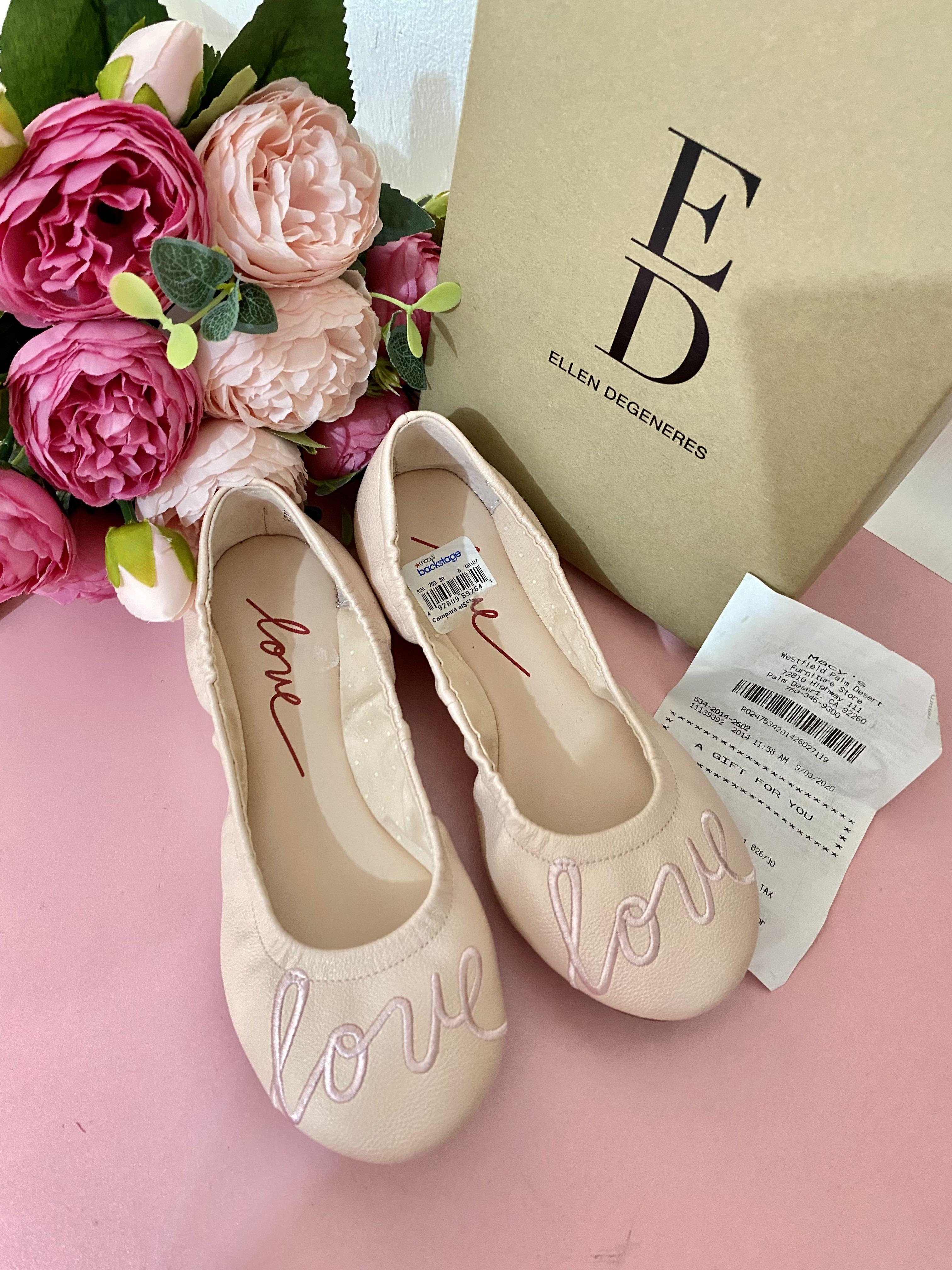 Ellen degeneres love clearance shoes