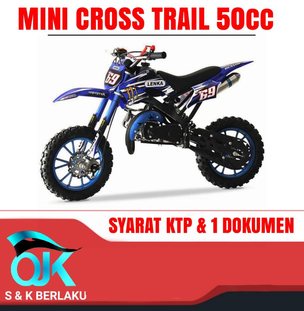 KREDIT MOTOR CROSS ANAK LENKA 69 50cc Cukup KTP Motor di Carousell