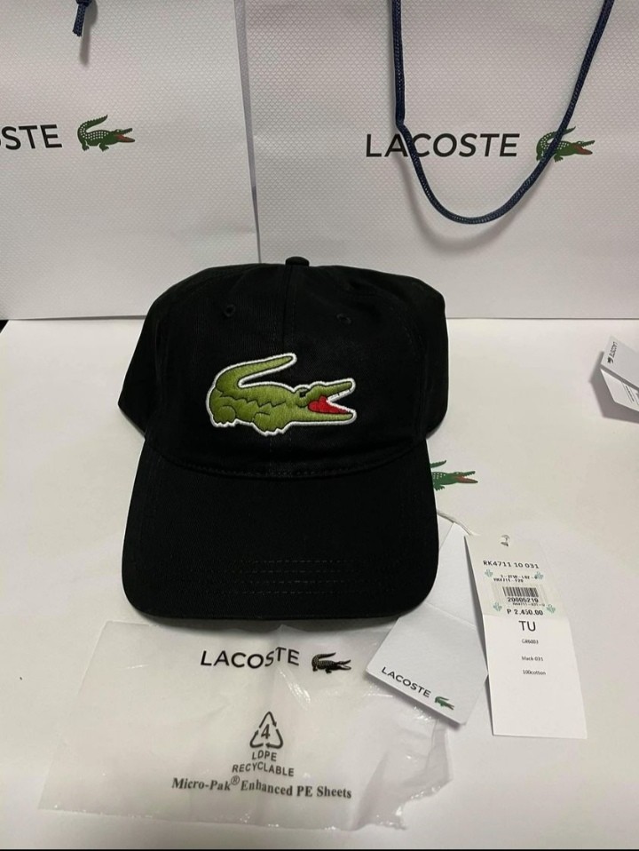 Lacoste Cap Black, Men's Watches & Accessories, Caps Hats Carousell