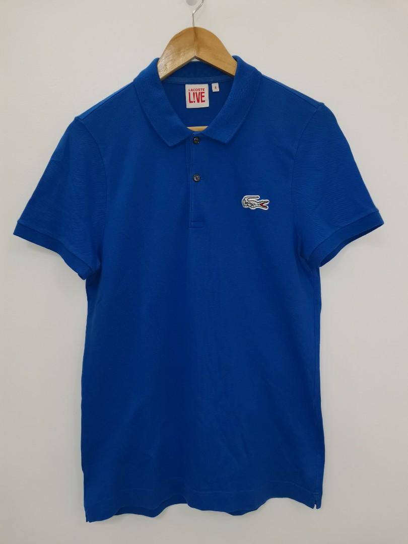 LACOSTE L!VE Poloshirt (Category: Tshirts & Polo Shirts ) located in Lapu Lapu. Submitted by nervecloset (Listing ID 1143837648, Image 1). Description: LACOSTE L!VE Poloshirt size 4 on tag 2 inch croc logo Actual measurements posted W = 18 inches L = 28.5 inches Very good condition Minimal signs of usage 1500 + sf.