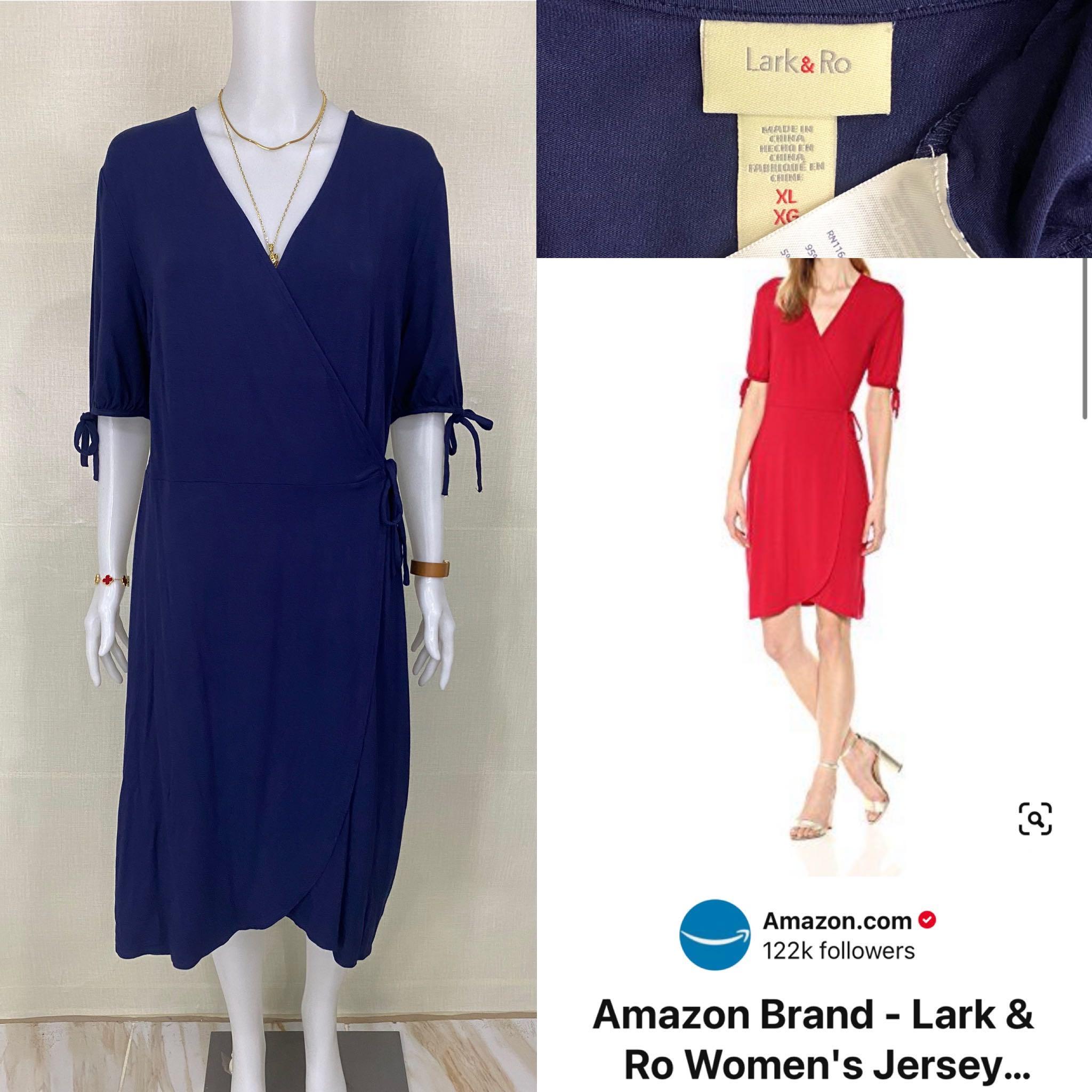 Lark ☀ Ro Jersey Wrap Dress Womens 