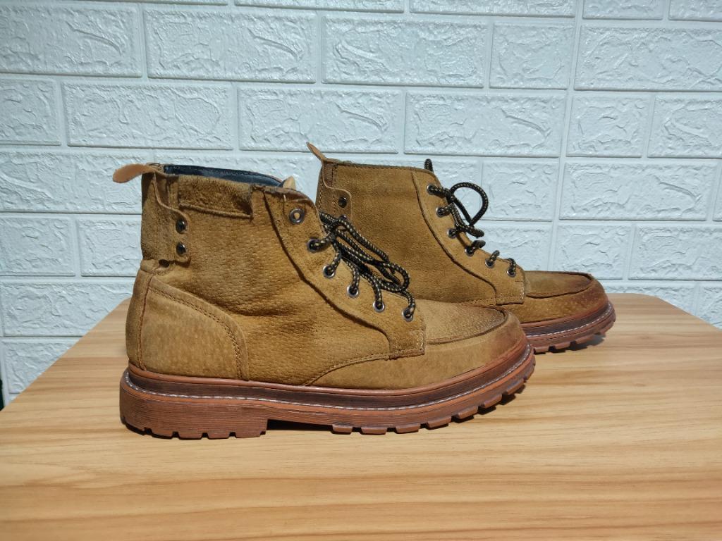 High cut shoes leather new arrivals