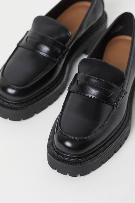 h&m platform loafers
