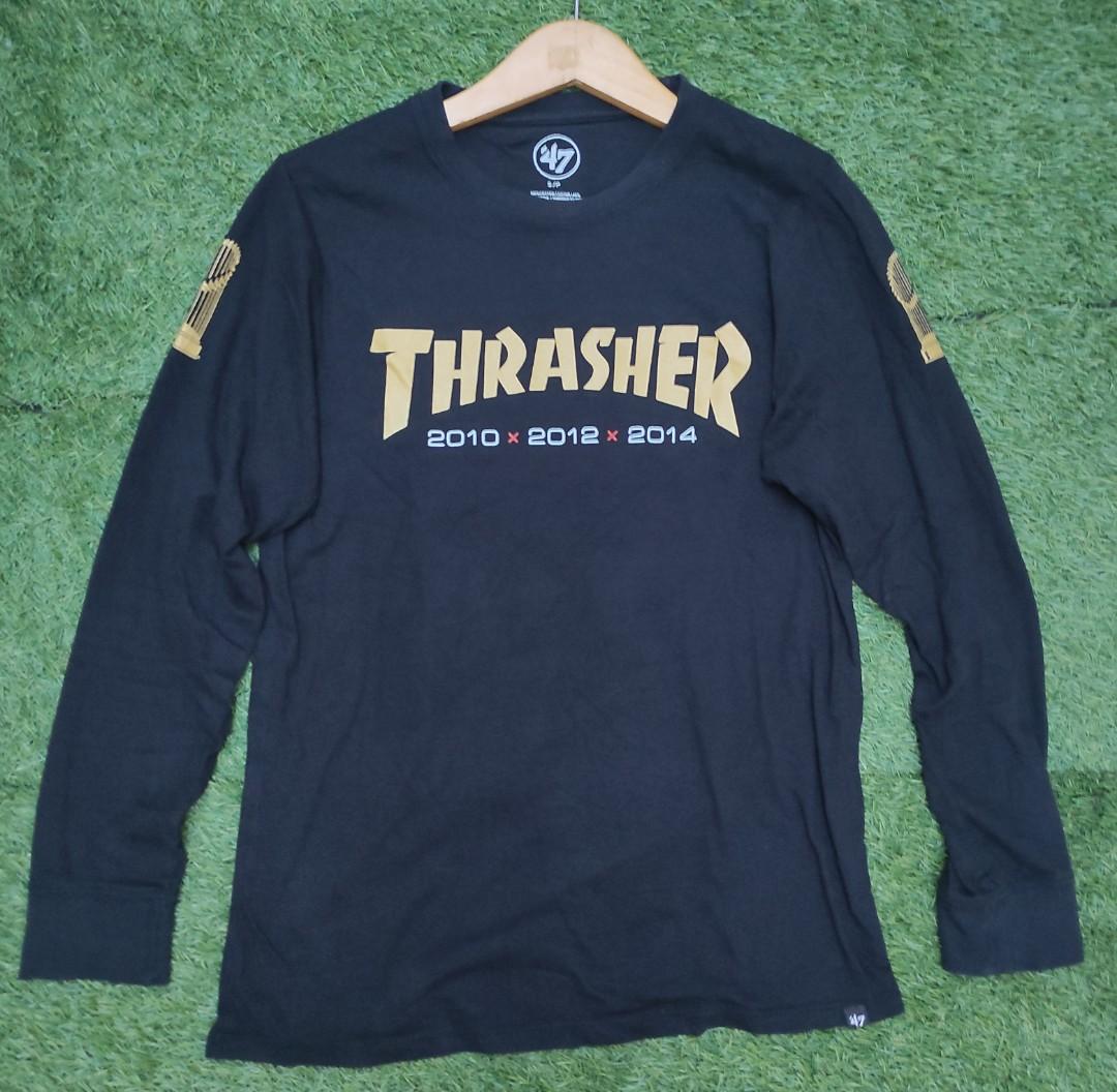 long sleeve Thrasher x 47 brand mlb san 