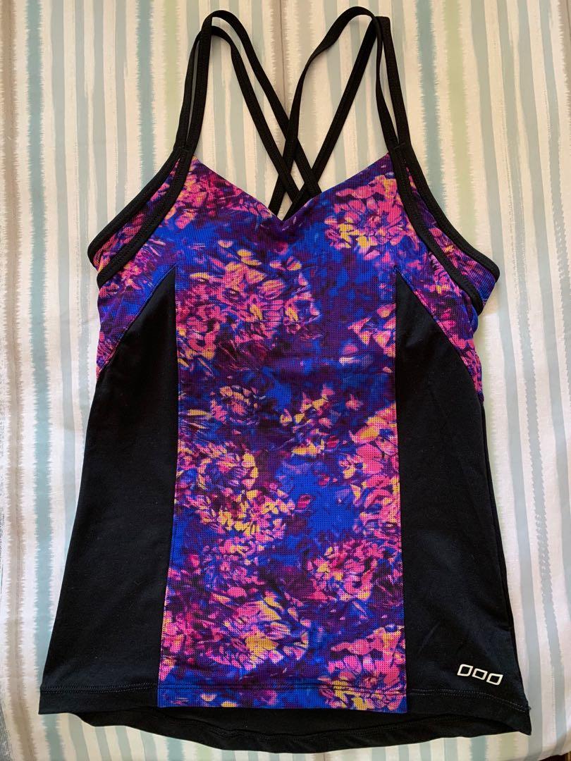 Lorna Jane bold blooms excel tank, Women's Fashion, Activewear on Carousell