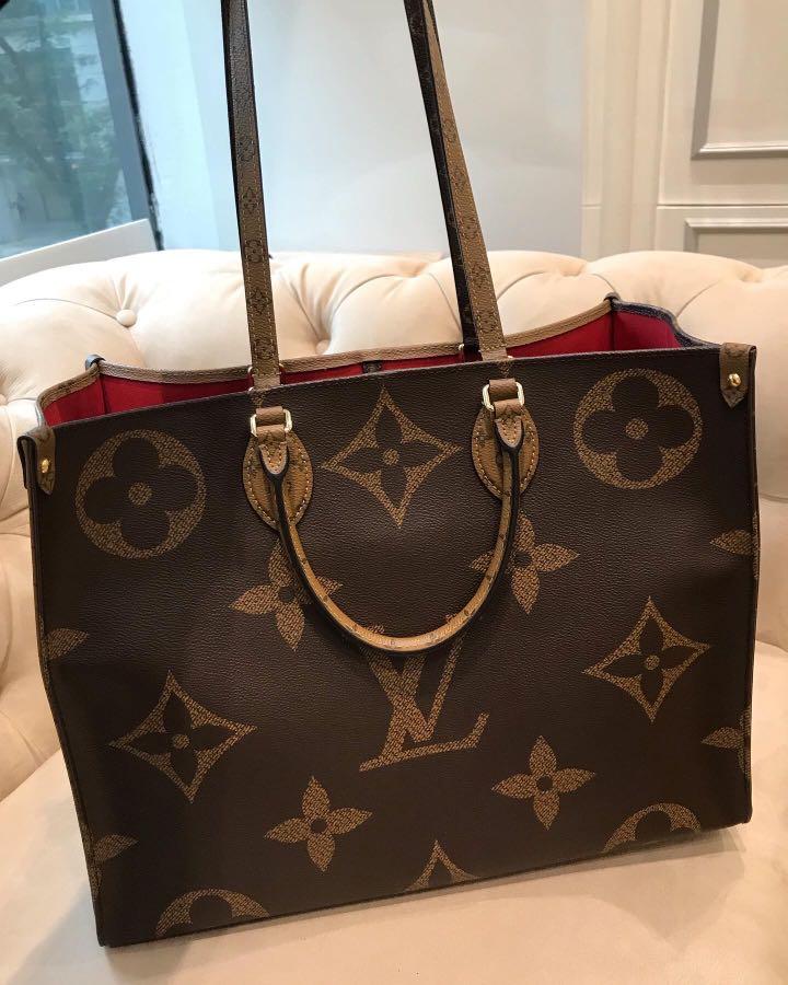 LV OnTheGo PM Monogram Reverse, Luxury, Bags & Wallets on Carousell