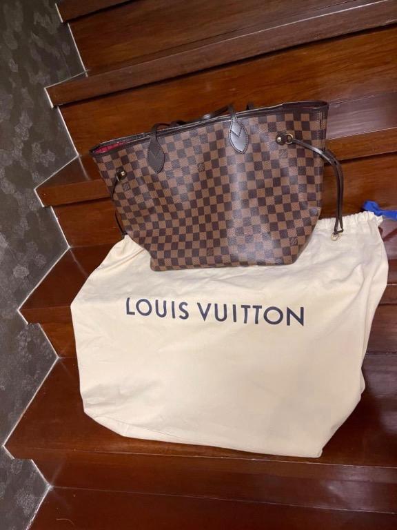 Louis Vuitton 2009 pre-owned Neverfull MM Damier Ebene Tote Bag