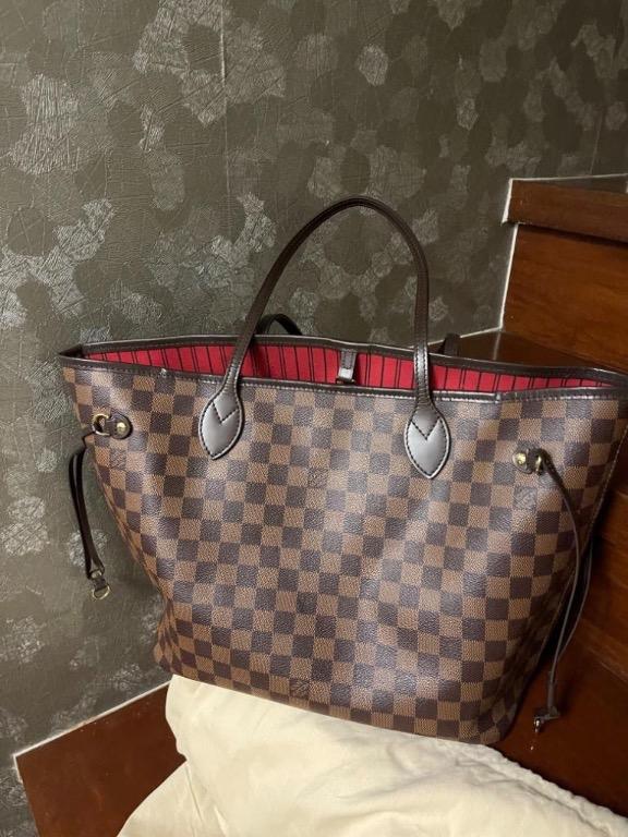 Louis Vuitton 2009 pre-owned Neverfull MM Damier Ebene Tote Bag