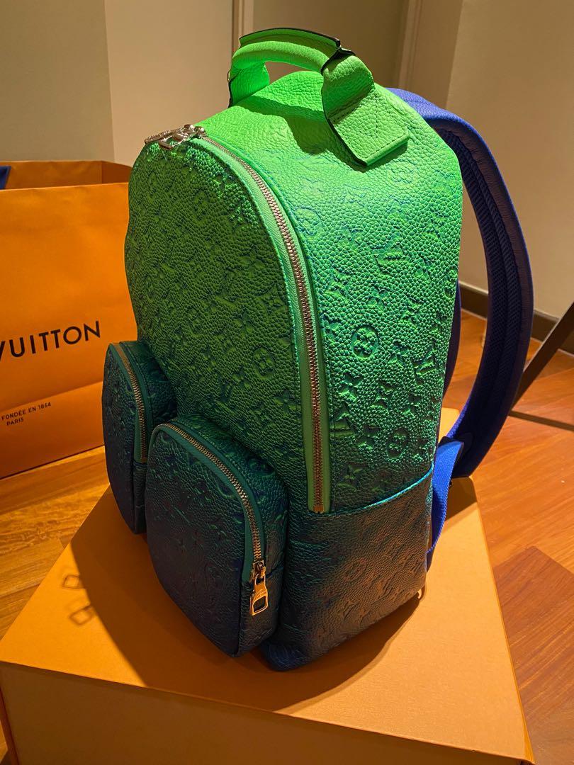 Louis Vuitton ss22 green taurillon backpack virgil abloh, Men's