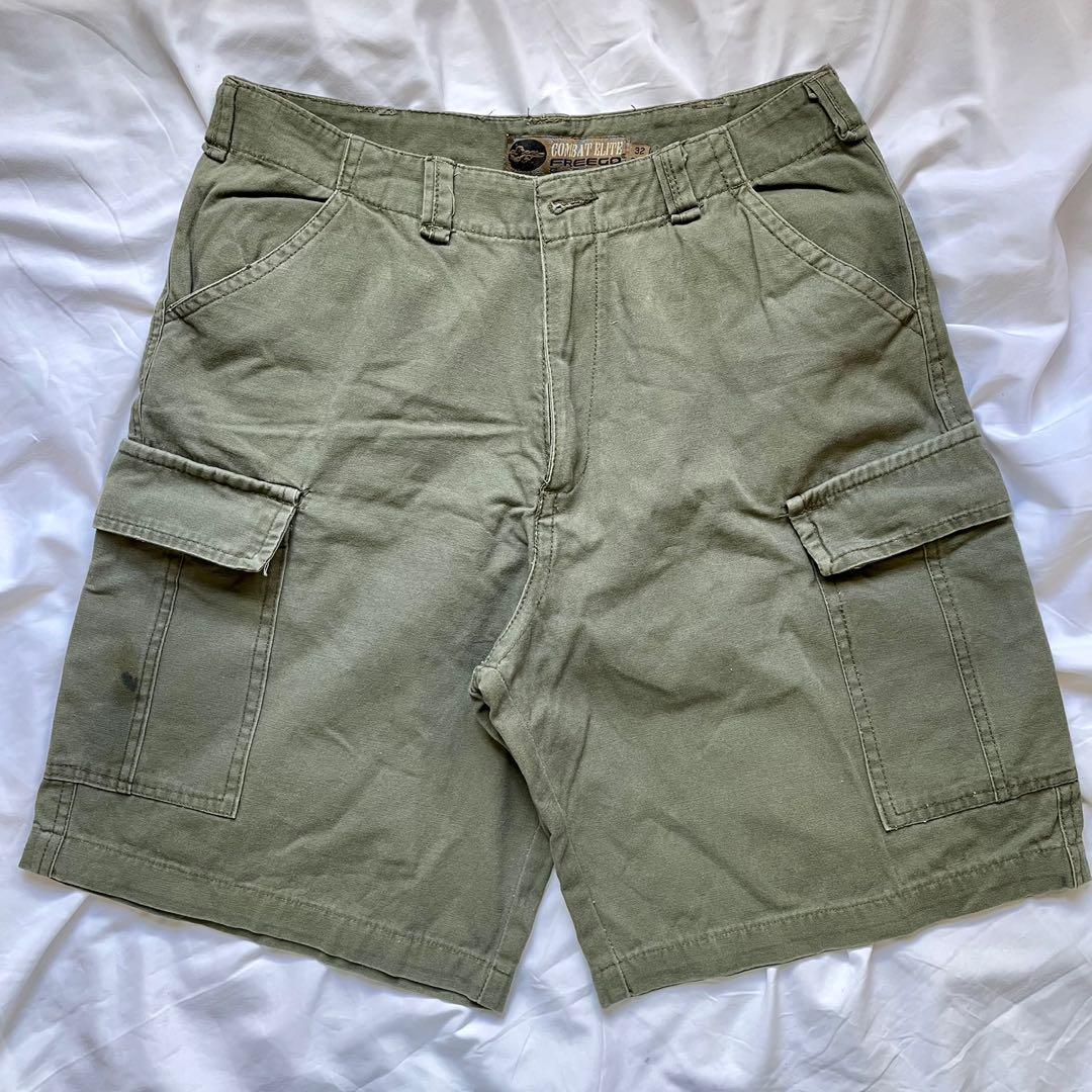 Cargo shorts green best sale