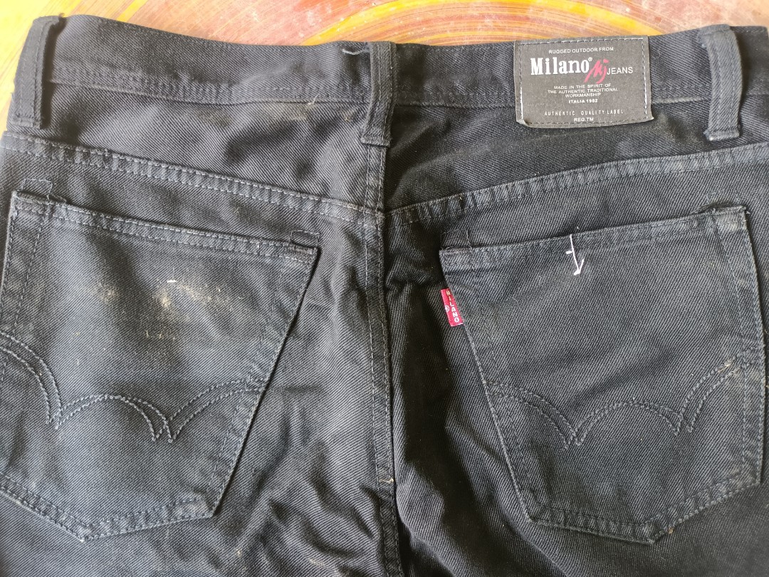 Milano black jeans., Men's Fashion, Bottoms, Jeans on Carousell