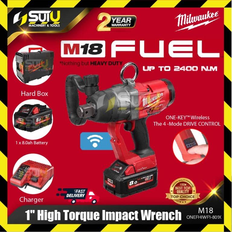 Milwaukee M18 ONEFHIWF1 801X ONEFHIWF1 801B M18 Fuel One Key 1