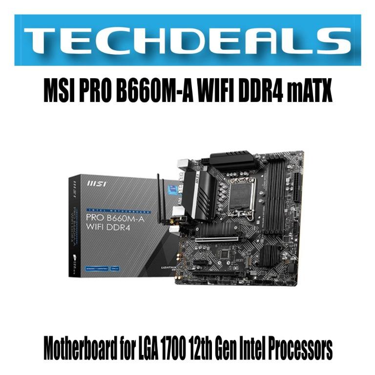 珍しい B660M-E PRO MSI DDR4 MB5742 第12世代CPU(LGA1700)対応 B660チップセット搭載] [Intel  Micro-ATX マザーボード マザーボード - raffles.mn