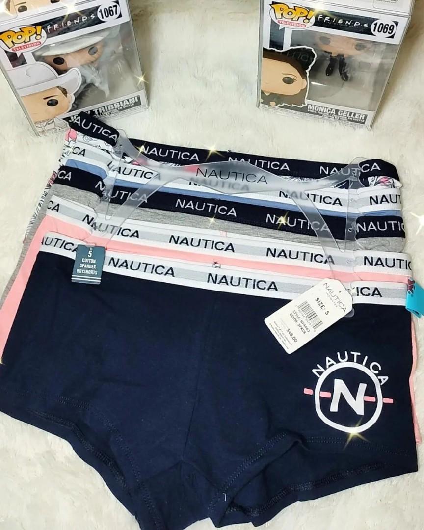 Nautica 5-Pack Boyshorts Underwear, Women's Fashion, Undergarments &  Loungewear on Carousell
