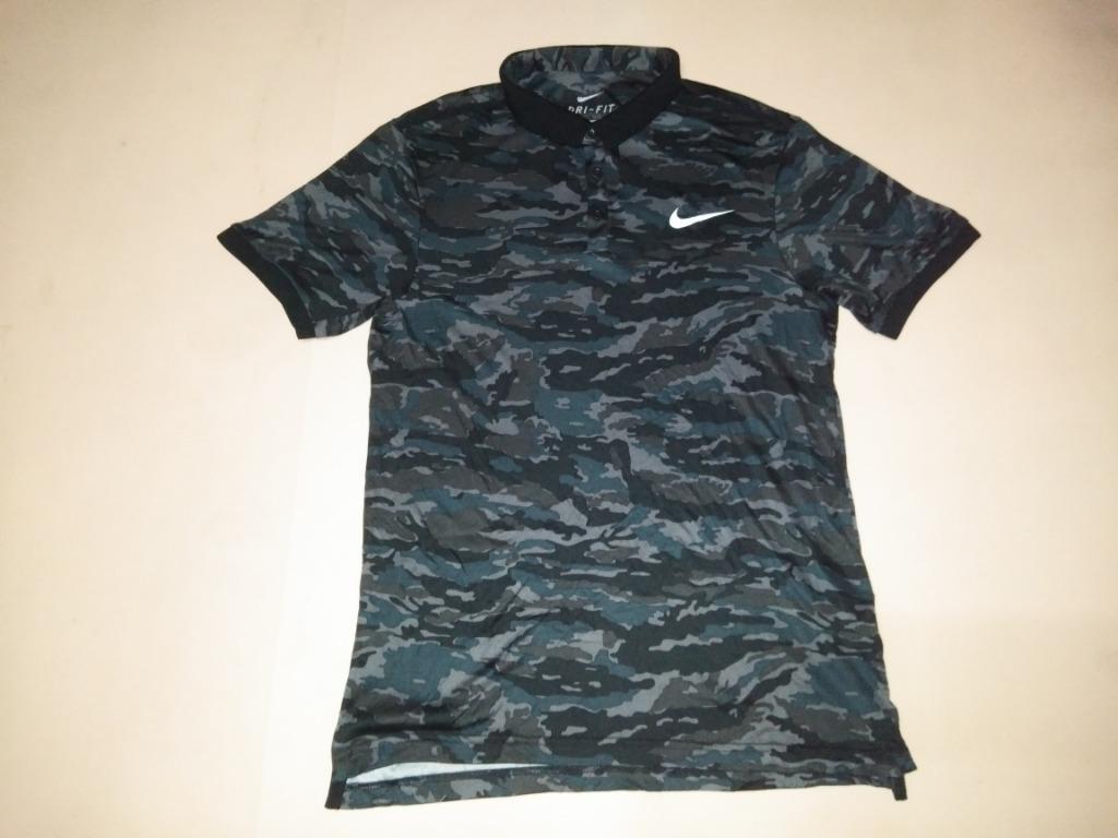 Nike camouflage polo shirt hot sale