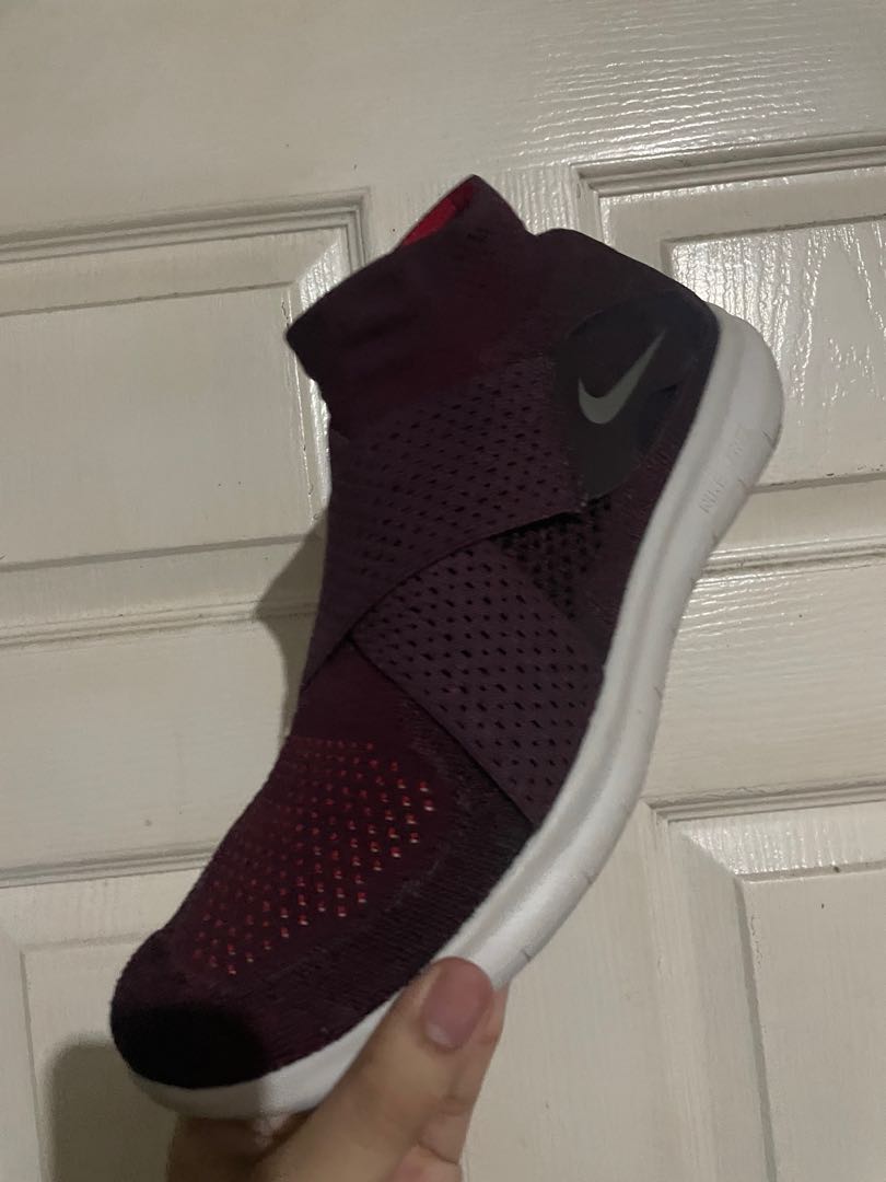 Nike Free RN Motion Burgundy White Men s Fashion Footwear
