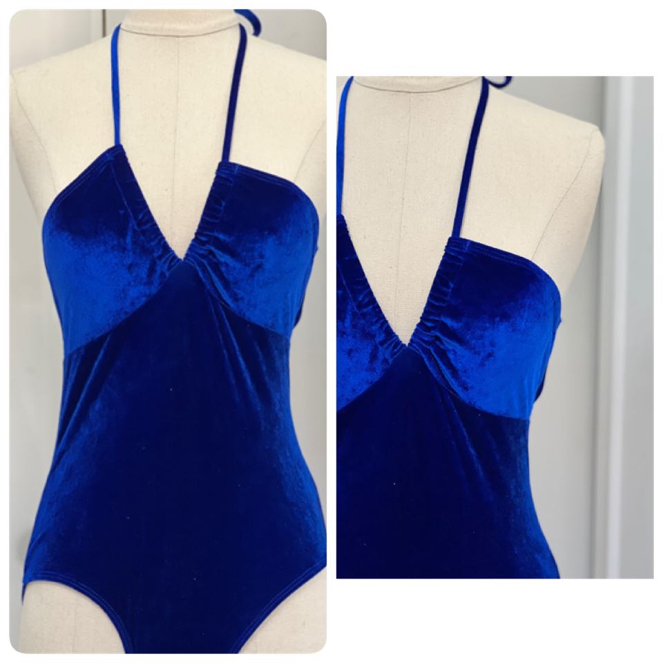One Piece Royal Blue Swimsuit, Women's Fashion, Swimwear, Bikinis