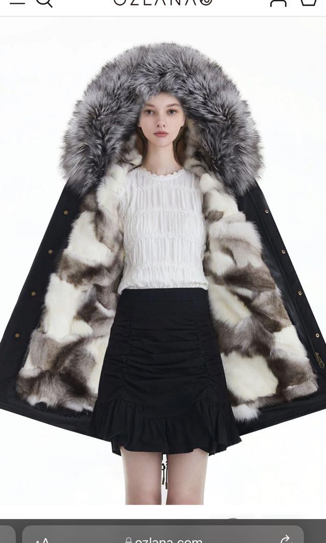 Ozlana fur parka hotsell