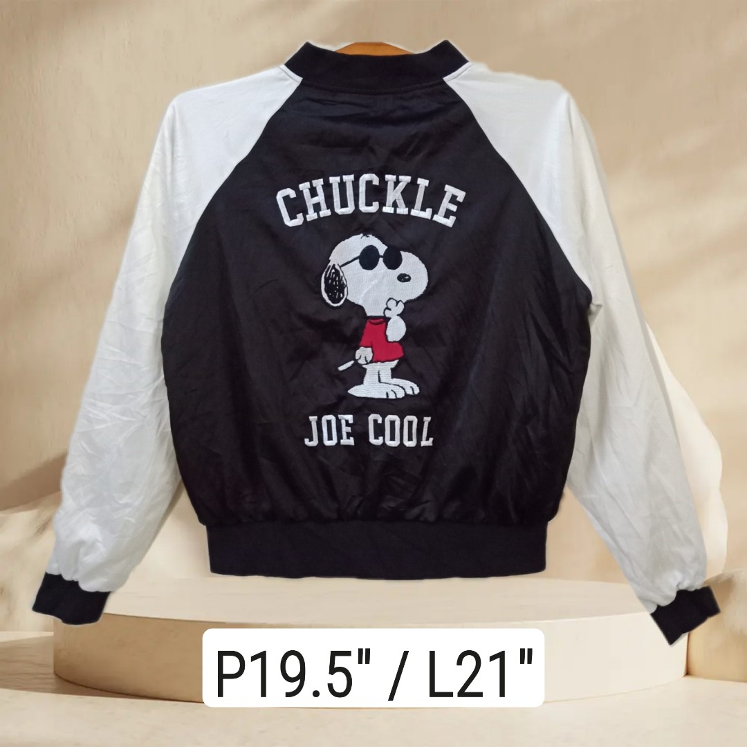 PEANUTS Snoopy Bomber Jacket, Women's Fashion, Coats, Jackets and